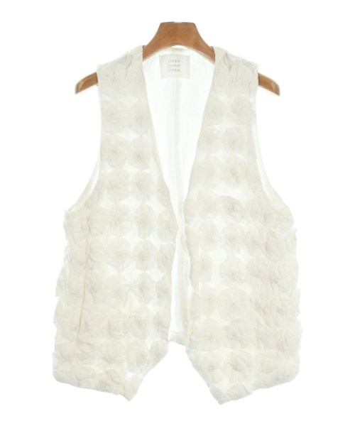 crinkle crinkle crinkle(クリンクルクリンクルクリンクル)ベスト 白 サイズ:F/2200657997021