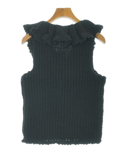 crinkle crinkle crinkle（クリンクルクリンクルクリンクル）ベスト 黒 サイズ:F レディース/2200660317014