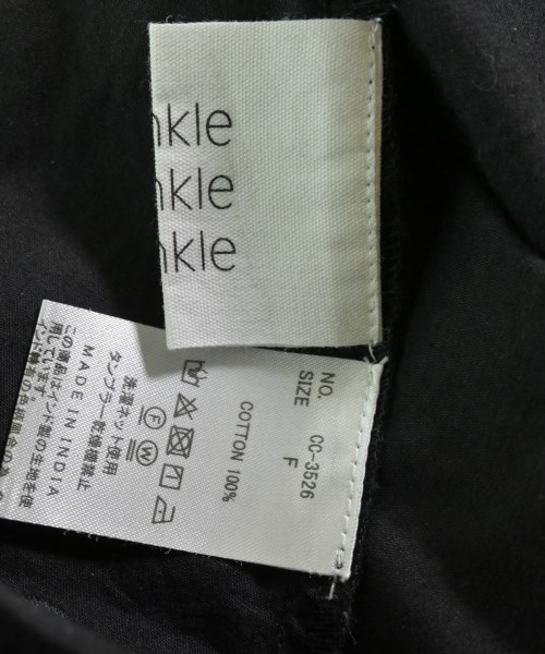 crinkle crinkle crinkle（クリンクルクリンクルクリンクル）ブラウス 黒 サイズ:F レディース/2200661866016