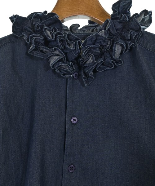 crinkle crinkle crinkle（クリンクルクリンクルクリンクル）カジュアルシャツ 紺 サイズ:F レディース/2200712728096