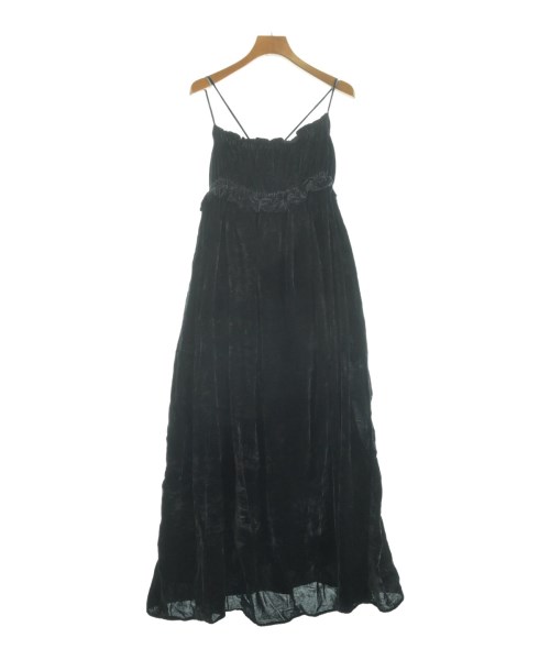 crinkle crinkle crinkle(クリンクルクリンクルクリンクル)ワンピース 黒 サイズ:-(M位)/2200637843065