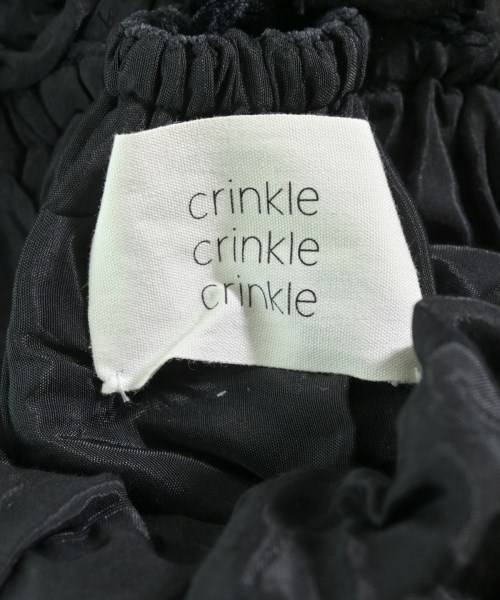 crinkle crinkle crinkle（クリンクルクリンクルクリンクル）ワンピース 黒 サイズ:-(M位) レディース/2200637843065