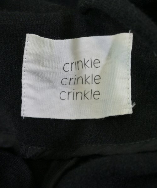 crinkle crinkle crinkle（クリンクルクリンクルクリンクル）カジュアルシャツ 黒 サイズ:F レディース/2200668217064