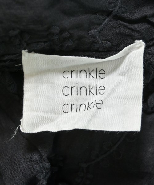 crinkle crinkle crinkle（クリンクルクリンクルクリンクル）ワンピース 黒 サイズ:F レディース/2200733148033