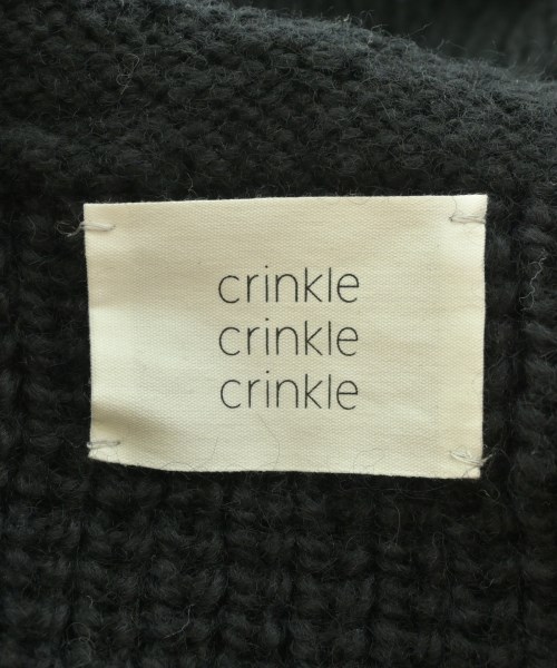 crinkle crinkle crinkle（クリンクルクリンクルクリンクル）ベスト/ノースリーブ 黒 サイズ:F レディース/2200720231069