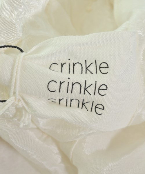 crinkle crinkle crinkle（クリンクルクリンクルクリンクル）ブラウス 白 サイズ:F レディース/2200723010074