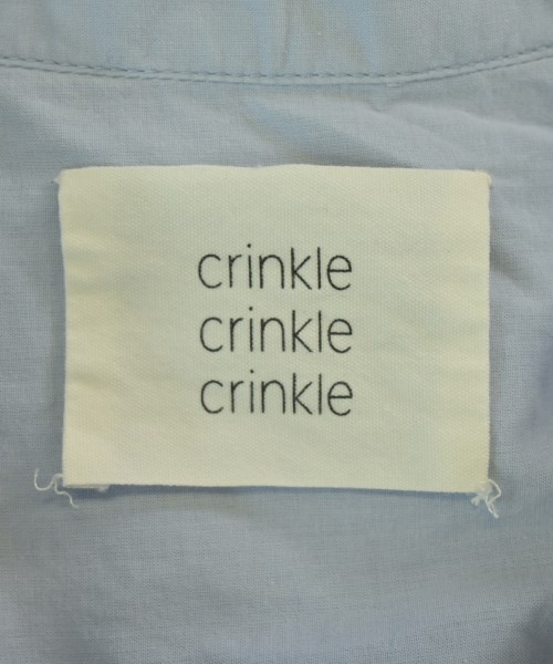 crinkle crinkle crinkle（クリンクルクリンクルクリンクル）カジュアルシャツ 青 サイズ:F レディース/2200727037015