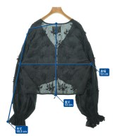 crinkle crinkle crinkle（クリンクルクリンクルクリンクル）カジュアルシャツ 黒 サイズ:F レディース/2200728550049
