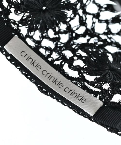crinkle crinkle crinkle（クリンクルクリンクルクリンクル）ヘアアクセサリー 黒 サイズ:- レディース/2200685265093
