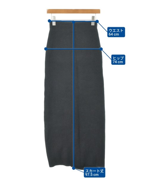 eenie（イーニー）ロング・マキシ丈スカート 黒 サイズ:F レディース/2200641912160