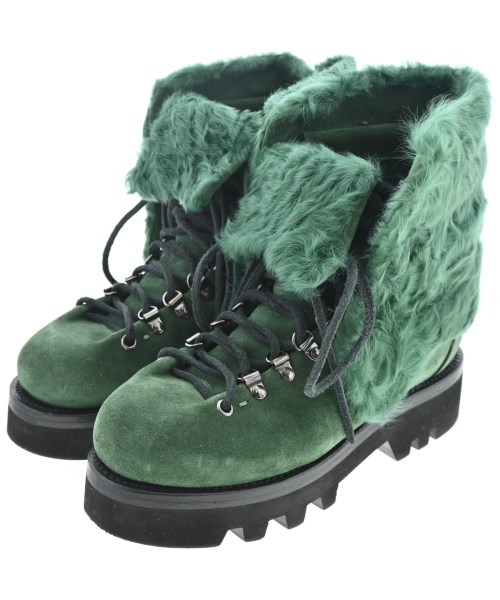 ERMANNO FIRENZE(エルマンノシェルヴィーノ)ブーツ 緑 サイズ:EU37(23.5cm位)/2200636049024