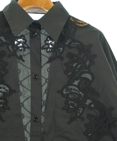 ERMANNO FIRENZE（エルマンノシェルヴィーノ）カジュアルシャツ 黒 サイズ:38(S位) レディース/2200646452128