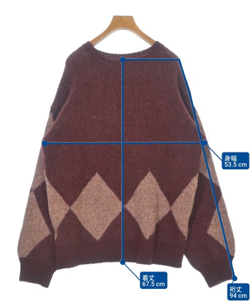 gemme （ジェミー）ニット・セーター 赤 サイズ:F レディース/2200659646057