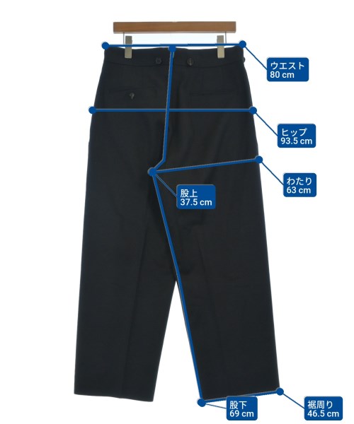 HUM VENT（ヒューベント）スラックス 黒 サイズ:3(L位) メンズ/2200635383129