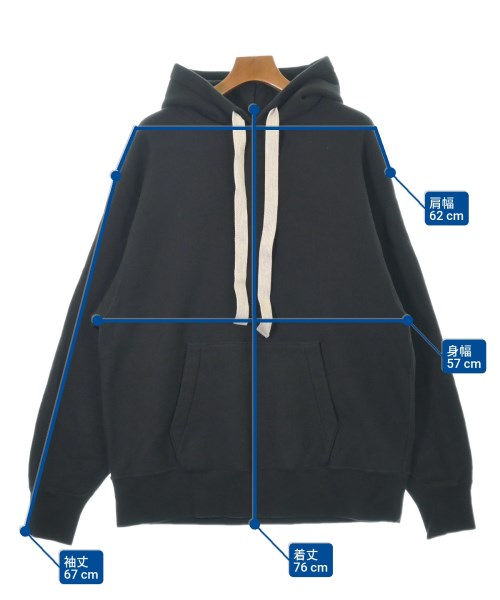 HUM VENT（ヒューベント）パーカー 黒 サイズ:3(L位) メンズ/2200644618076