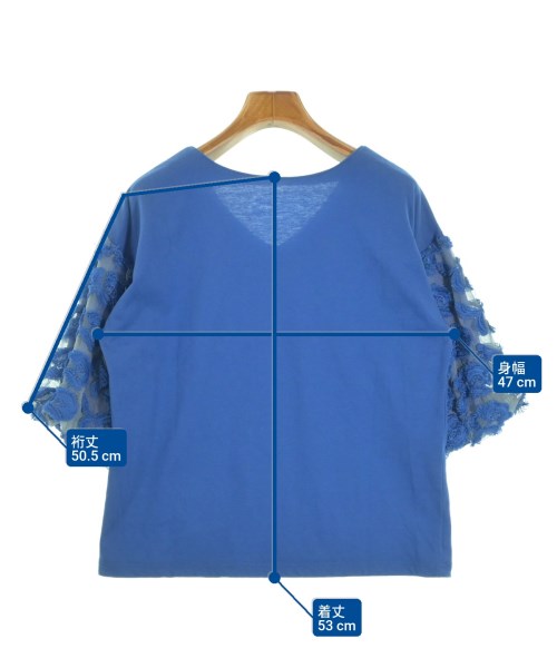 Human 2nd Occasion（ヒューマンセカンドオケーション）Tシャツ・カットソー 青 サイズ:M レディース/2200660240046