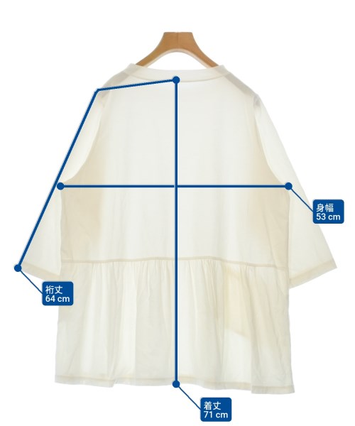 in leaf（インリーフ）Tシャツ・カットソー 白 サイズ:F レディース/2200628570079