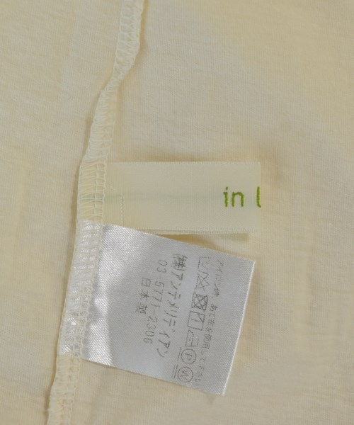 in leaf（インリーフ）Tシャツ・カットソー 白 サイズ:F レディース/2200628570086