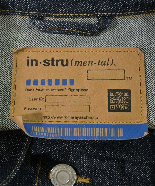 in・stru(men-tal).（インストルメンタル）デニムジャケット 紺 サイズ:48(L位) メンズ/2200703063052