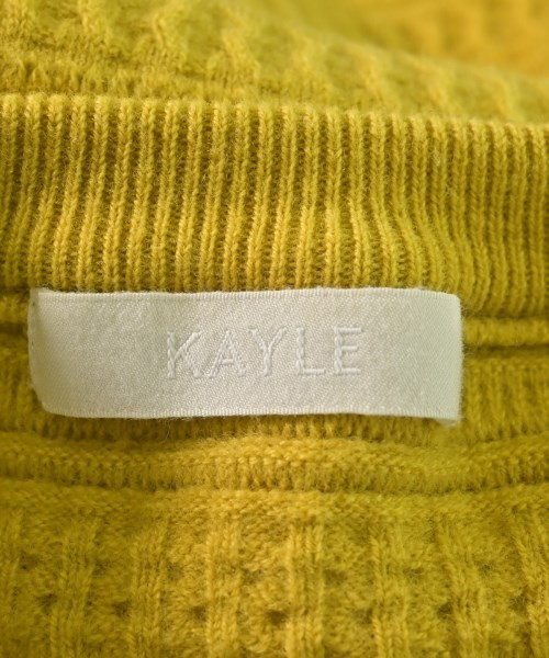 KAYLE（ケイル）カーディガン 黄 サイズ:F レディース/2200652696035