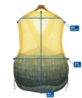 Knuth Marf（クヌースマーフ）ベスト 黄 サイズ:F メンズ/2200648968054