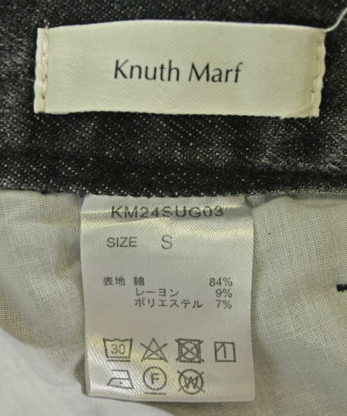 Knuth Marf（クヌースマーフ）デニムパンツ 黒 サイズ:S レディース/2200639031033