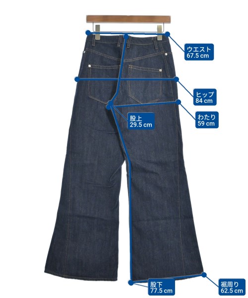 Knuth Marf（クヌースマーフ）デニムパンツ 紺 サイズ:M レディース/2200639031040