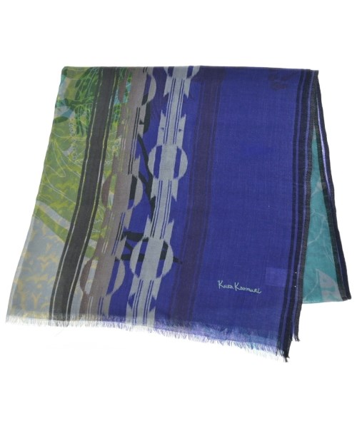 KusaKanmuri(クサカンムリ)ストール 青 サイズ:-/2200663925049