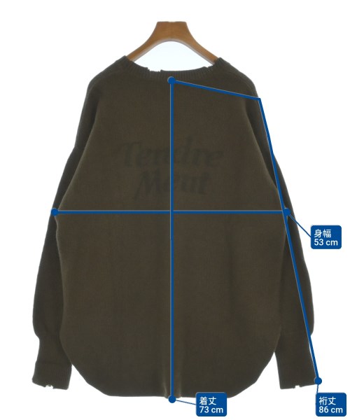 les Tendre（テンドレ）ニット・セーター 茶 サイズ:F レディース/2200636161023