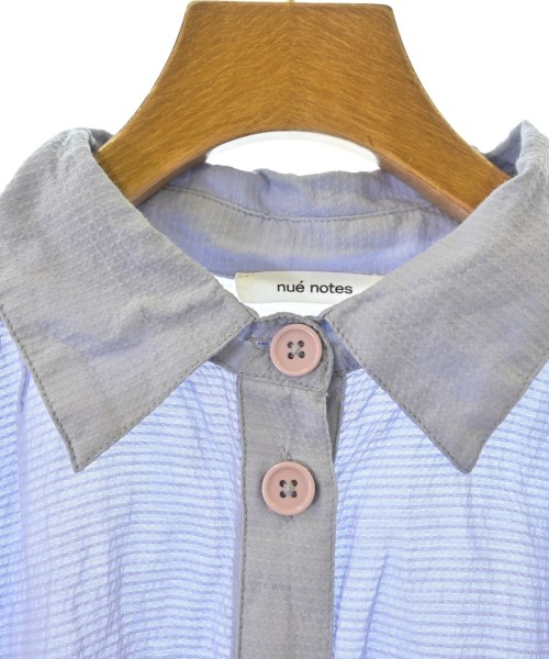 NUE NOTES（ヌエノーツ）シャツワンピース 青 サイズ:36(S位) レディース/2200634984044