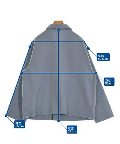 NUE NOTES（ヌエノーツ）カバーオール 青 サイズ:36(S位) レディース/2200638998115