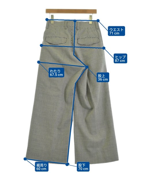 Oblada（オブラダ）スラックス 黒 サイズ:S レディース/2200622821023