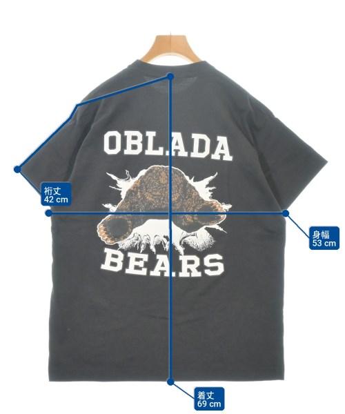 Oblada（オブラダ）Tシャツ・カットソー 黒 サイズ:F レディース/2200704535039