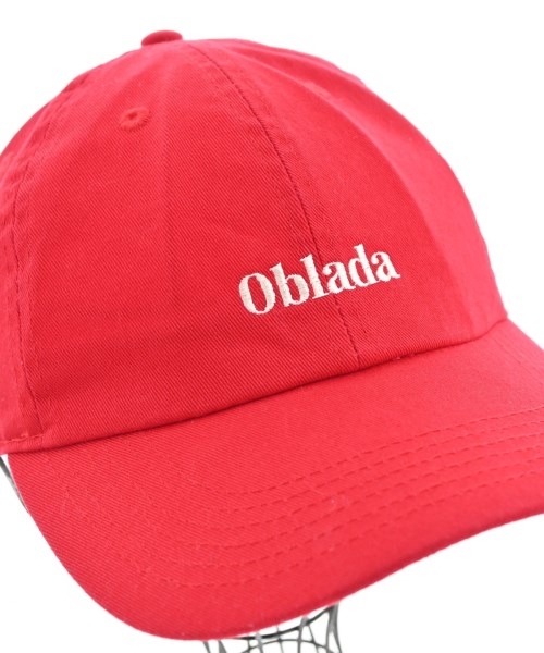Oblada（オブラダ）キャップ 赤 サイズ:F レディース/2200725448271
