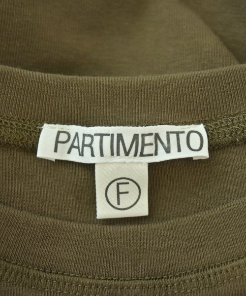 PARTIMENTO（パルティメント）Tシャツ・カットソー カーキ サイズ:F レディース/2200707901060
