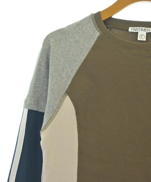 PARTIMENTO（パルティメント）Tシャツ・カットソー カーキ サイズ:F レディース/2200707901060
