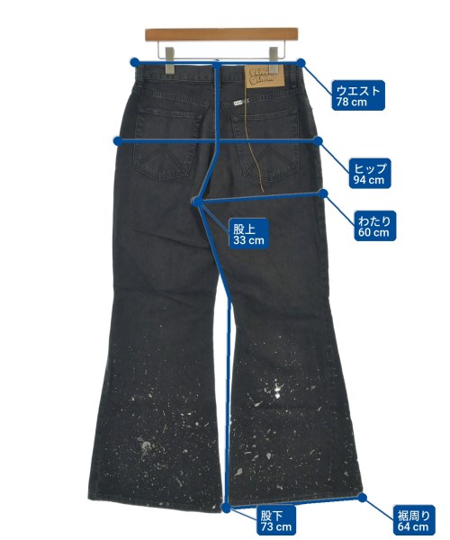 PEACE DENIM（ピースデニム）デニムパンツ 黒 サイズ:L メンズ/2200725857011