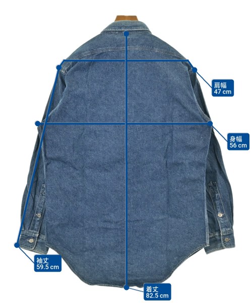 POLO COUNTRY（ポロカウンティー）カジュアルシャツ 青 サイズ:M メンズ/2200626042066