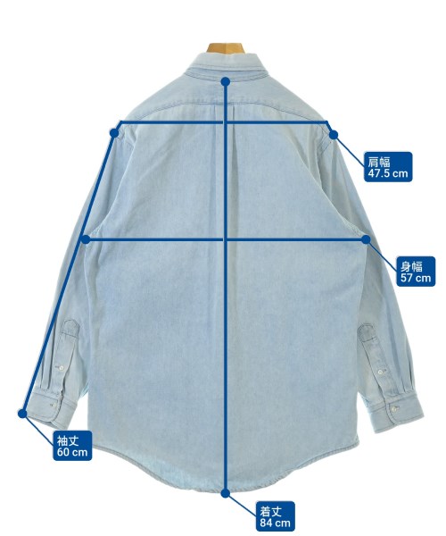 POLO COUNTRY（ポロカウンティー）カジュアルシャツ 青 サイズ:L メンズ/2200651327060