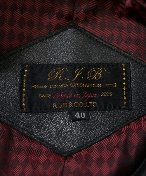 R.J.B（アールジェイビー）ライダース 黒 サイズ:40(M位) メンズ/2200627401022