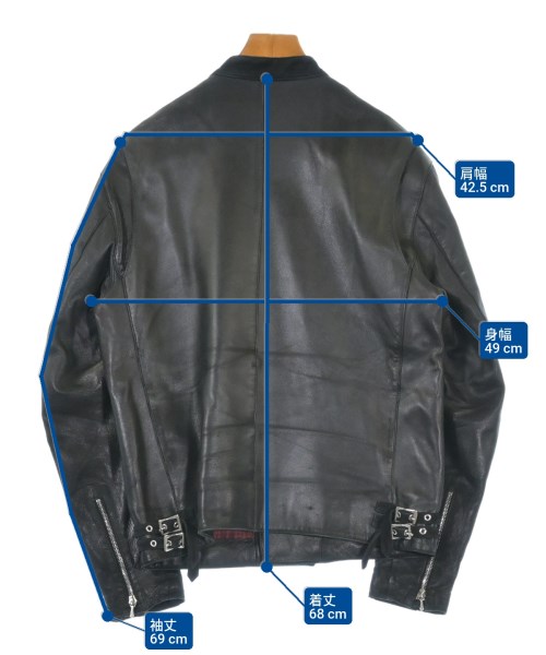 R.J.B（アールジェイビー）ライダース 黒 サイズ:40(M位) メンズ/2200627401022