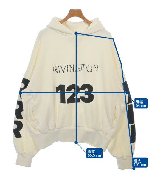 RIVINGTON roi Rebis（リヴィントンロイレビス）パーカー 白 サイズ:M メンズ/2200620152105