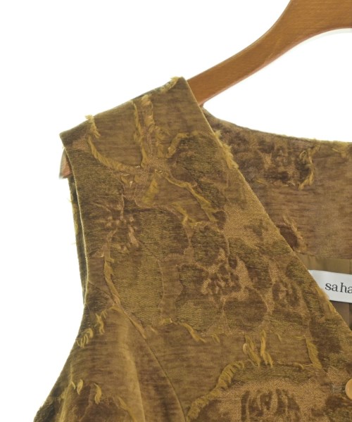 sahara（サハラ）ベスト 茶 サイズ:-(XL位) レディース/2200676146141