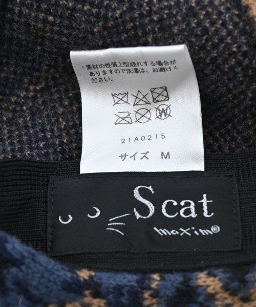 SCAT（スキャット）ハンチング・ベレー帽 茶 サイズ:- レディース/2200638403046