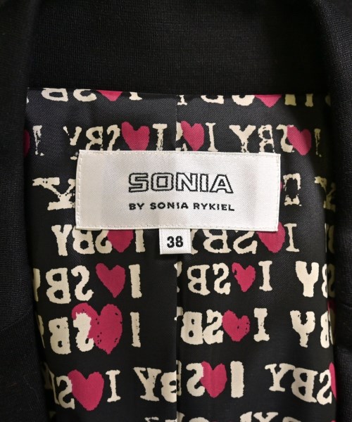 SONIA BY SONIA RYKIEL（ソニアバイソニアリキエル）カジュアルジャケット 黒 サイズ:38(S位) レディース/2200620727051