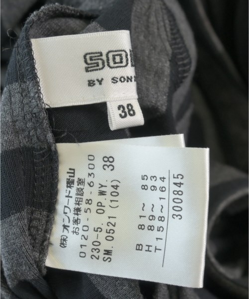 SONIA BY SONIA RYKIEL（ソニアバイソニアリキエル）ワンピース 黒 サイズ:38(S位) レディース/2200620727501