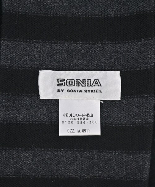 SONIA BY SONIA RYKIEL（ソニアバイソニアリキエル）マフラー 黒 サイズ:- レディース/2200610103599