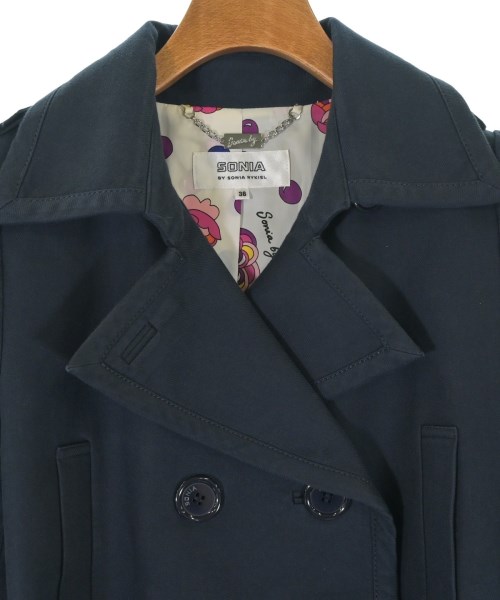 SONIA BY SONIA RYKIEL（ソニアバイソニアリキエル）トレンチコート 紺 サイズ:38(S位) レディース/2200613158220