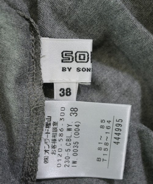 SONIA BY SONIA RYKIEL（ソニアバイソニアリキエル）Tシャツ・カットソー グレー サイズ:38(S位) レディース/2200613158619