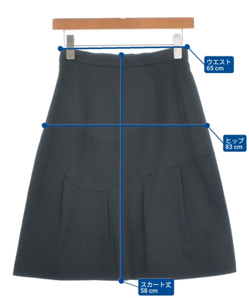 SONIA BY SONIA RYKIEL（ソニアバイソニアリキエル）ひざ丈スカート 黒 サイズ:36(XS位) レディース/2200675085038